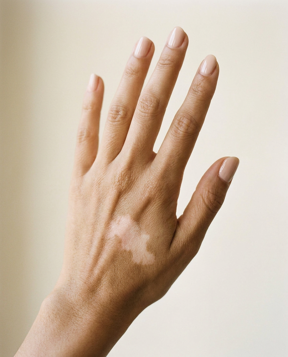 Mano con Vitiligine